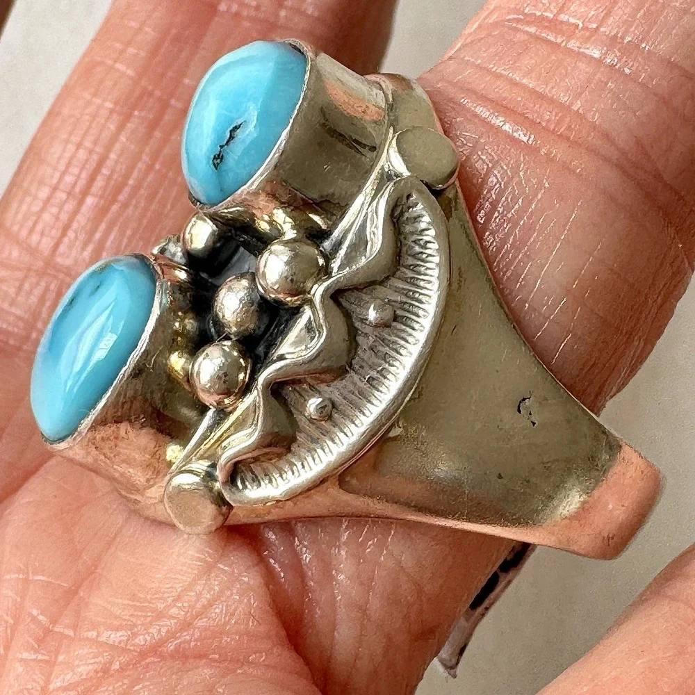 Native American Navajo Indian Turquoise Jewelry sterling silver